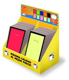 PACSA Bloc Plastipac Lux tapa PP Fº 80h Cuadric. 4x4 100g
