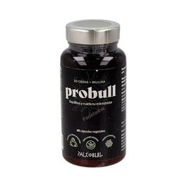 PALEOBULL Probull 60 Cap. Probiótico Natural para el Sistema Inmune y Digestivo con 25 Mil Millones de UFC y 30 Cepas