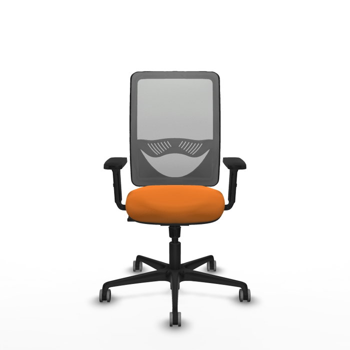PIQUERAS Y CRESPO Silla de oficina Zulema con Mecanismo Sincro, Naranja y Gris PIQUERAS Y CRESPO Silla de oficina Zulema con Mecanismo Sincro, Naranja y Gris