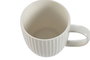 DKD Home Decor Juego de 6 Tazas de Porcelana Blanca 350 ml Carve Loving 24