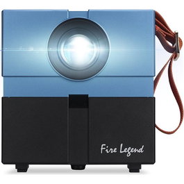 AOpen Proyector LCD QH12A Portátil, HD 720p (Compatible Full HD 1080p), 135 Lúmenes, 30.000h LED, 2.55m, Keystone ±30°, 950g, HDMI, USB, Altavoz