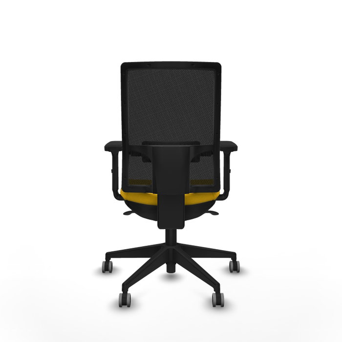 PIQUERAS Y CRESPO Silla de oficina Horna con mecanismo Sincro, Amarillo y Negro PIQUERAS Y CRESPO Silla de oficina Horna con mecanismo Sincro, Amarillo y Negro