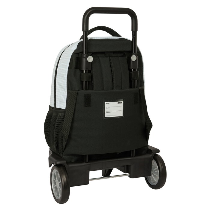 Safta Mochila Escolar Grande con Ruedas Compact Evolution Extraíble Real Madrid 1ª Equipación 24/25, 33L