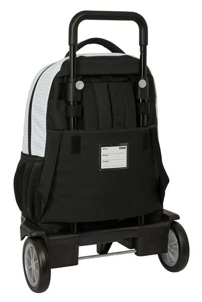 Safta Mochila Escolar Grande con Ruedas Compact Evolution Extraíble Real Madrid 1ª Equipación 24/25, 33L