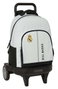 Safta Mochila Escolar Grande con Ruedas Compact Evolution Extraíble Real Madrid 1ª Equipación 24/25, 33L