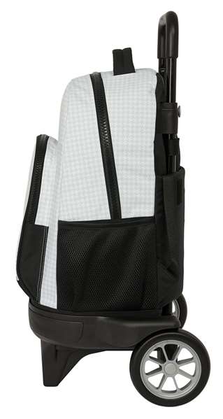 Safta Mochila Escolar Grande con Ruedas Compact Evolution Extraíble Real Madrid 1ª Equipación 24/25, 33L
