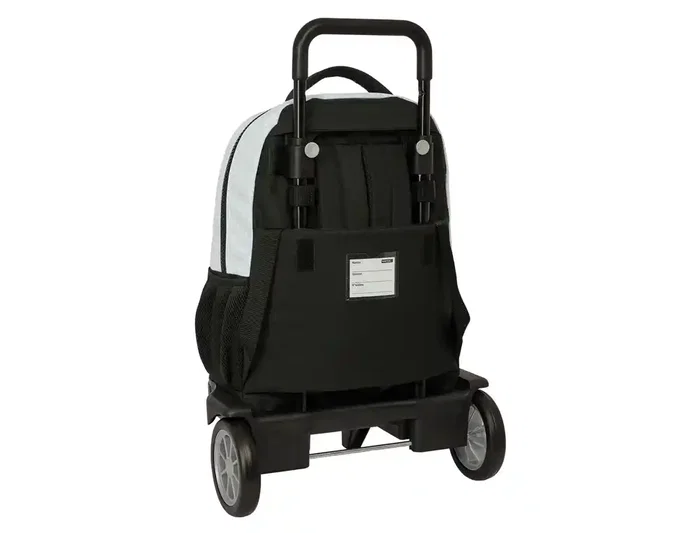 Safta Mochila Escolar Grande con Ruedas Compact Evolution Extraíble Real Madrid 1ª Equipación 24/25, 33L