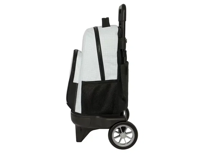 Safta Mochila Escolar Grande con Ruedas Compact Evolution Extraíble Real Madrid 1ª Equipación 24/25, 33L