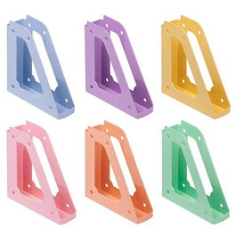 Revistero Plastico Faibo Surtido Pastel Caja De 10