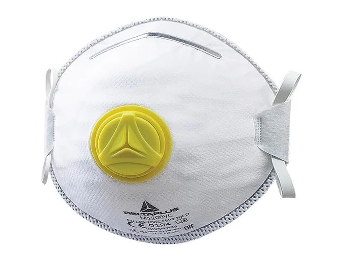 Deltaplus Mascarilla de Protección FFP2 con Válvula y Lámina Nasal Ajustable, 10 Unidades Deltaplus Mascarilla de Protección FFP2 con Válvula y Lámina Nasal Ajustable, 10 Unidades