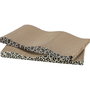 Trixie Juego de 2 Postes Rascadores para Gatos LEO, Estampado Leopardo, 44 x 25 x 6 cm