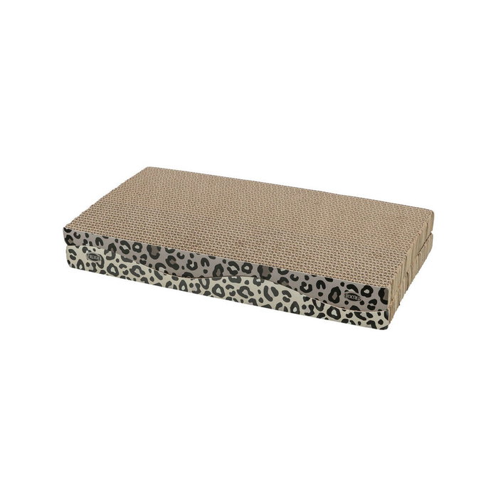 Trixie Juego de 2 Postes Rascadores para Gatos LEO, Estampado Leopardo, 44 x 25 x 6 cm Trixie Juego de 2 Postes Rascadores para Gatos LEO, Estampado Leopardo, 44 x 25 x 6 cm