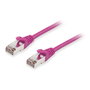 EQUIP Patchkabel Cat6A S/FTP 606813, 25 m, RJ45 Macho, LSZH, 10GBase-T, PoE+, 10000 Mbit/s, Color Púrpura