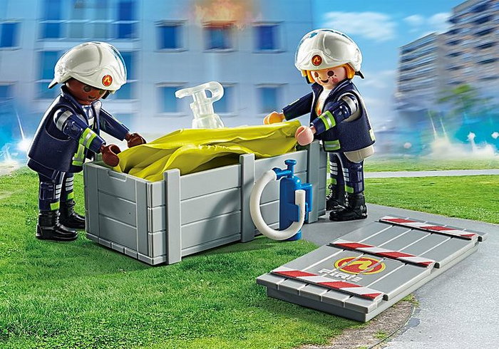 Playmobil Bomberos con colchoneta 71465 Playmobil Bomberos con colchoneta 71465