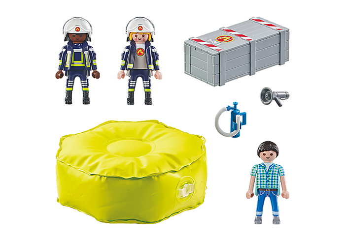 Playmobil Bomberos con colchoneta 71465 Playmobil Bomberos con colchoneta 71465