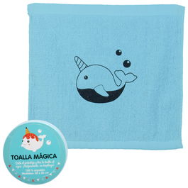 Tom et Zoe Toalla Mágica 30x30 cm 100% Algodón Comprimida