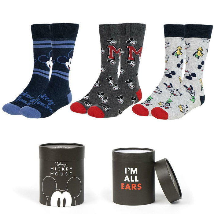 Cerdá Pack de 3 Calcetines Mickey Disney Adulto Cerdá Pack de 3 Calcetines Mickey Disney Adulto