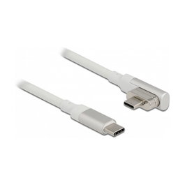DeLOCK Cable Magnético Thunderbolt 3 a USB-C 4K 60 Hz, Acodado, 1,2 m