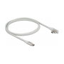 DeLOCK Cable Magnético Thunderbolt 3 a USB-C 4K 60 Hz, Acodado, 1,2 m