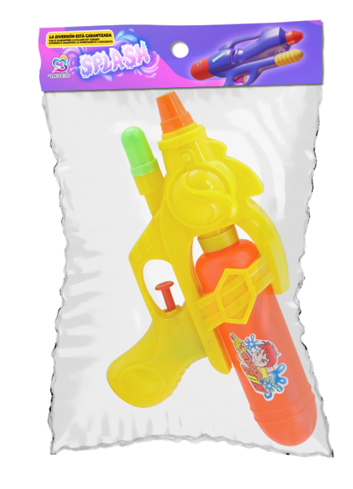 Marbueno Pistola de Agua Plástico Presión Color Surtido 21,5x12,5 cm Jardín, Piscina y Playa MARBUENO SUMMER 10131