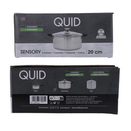 Cacerola Acero Inoxidable Sensory Quid 20 cm - 2,7 L