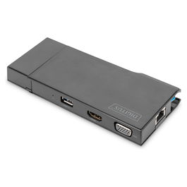 Digitus Docking Station Travel USB 3.0 HDMI VGA Negro
