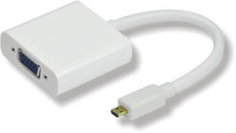 MicroConnect Adaptador Micro HDMI a VGA para Conectar Dispositivos a Monitores con Entrada VGA