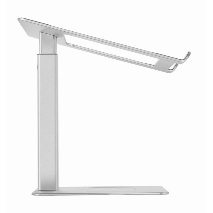 Gembird Soporte Vertical para Portátil Altura Ajustable, NBS-D1-02, Plateado