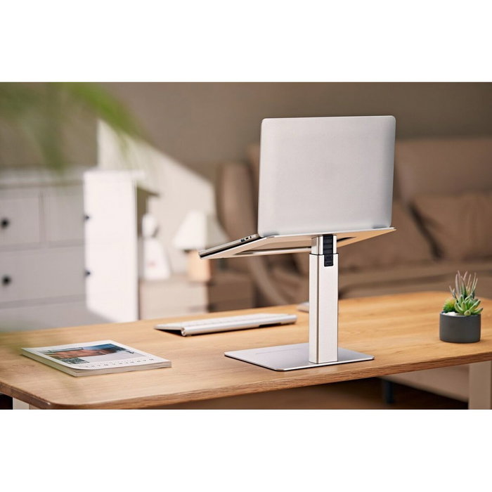 Gembird Soporte Vertical para Portátil Altura Ajustable, NBS-D1-02, Plateado