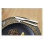 Zwilling Steakbesteckset 07150-359-0, 12 Piezas en Caja de Madera - 6 Cuchillos y 6 Tenedores para Carne, Acero Inoxidable, apto Lavavajillas
