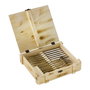 Zwilling Steakbesteckset 07150-359-0, 12 Piezas en Caja de Madera - 6 Cuchillos y 6 Tenedores para Carne, Acero Inoxidable, apto Lavavajillas