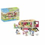 Playmobil Country 71441 Caravana cafetería boutique con tren y huerto, Multicolor