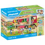 Playmobil Country 71441 Caravana cafetería boutique con tren y huerto, Multicolor