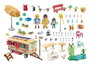 Playmobil Country 71441 Caravana cafetería boutique con tren y huerto, Multicolor
