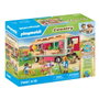 Playmobil Country 71441 Caravana cafetería boutique con tren y huerto, Multicolor