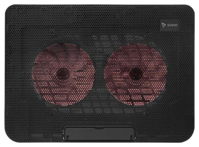 Savio COS-02 Base de refrigeración para portátil con 2 ventiladores