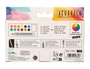 Liderpapel Acuarela 12 colores con pincel de agua rellenable y esponja