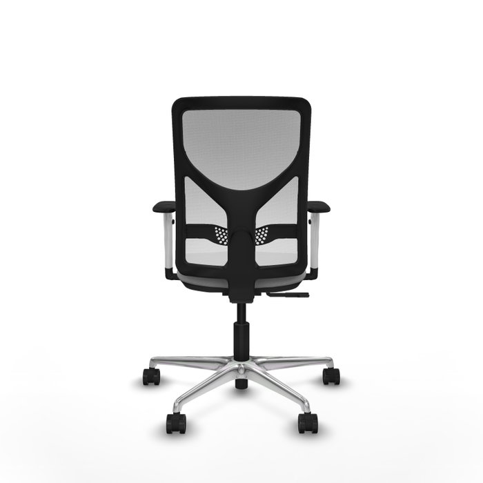 PIQUERAS Y CRESPO Silla de oficina Motilla Gris claro y Blanco