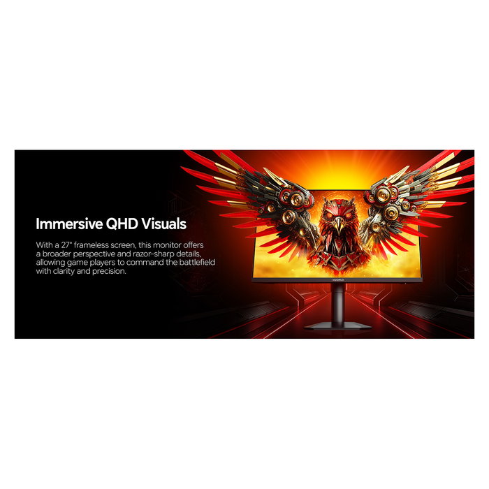 Koorui G2722P Monitor Gaming 27" QHD IPS 200Hz 1ms AMD FreeSync Premium HDR400 Altura Ajustable - Negro Koorui G2722P Monitor Gaming 27" QHD IPS 200Hz 1ms AMD FreeSync Premium HDR400 Altura Ajustable - Negro