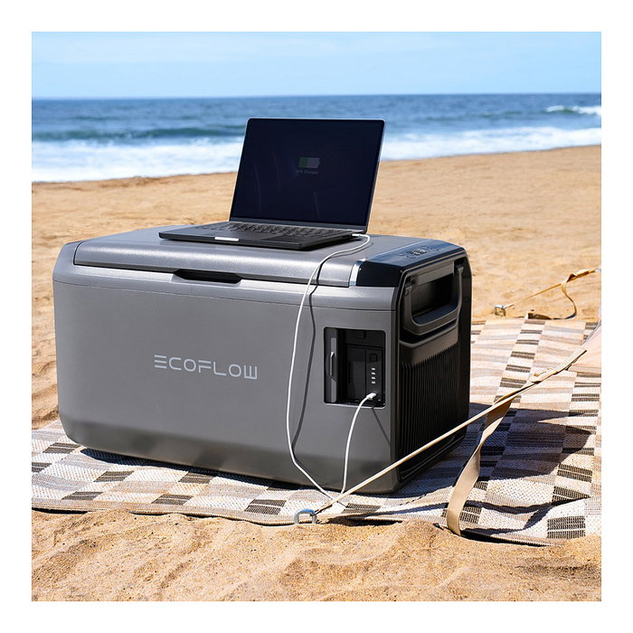 EcoFlow GLACIER Classic - 35L Enfriador Eléctrico Portátil con Hielera y Congelador - Gris