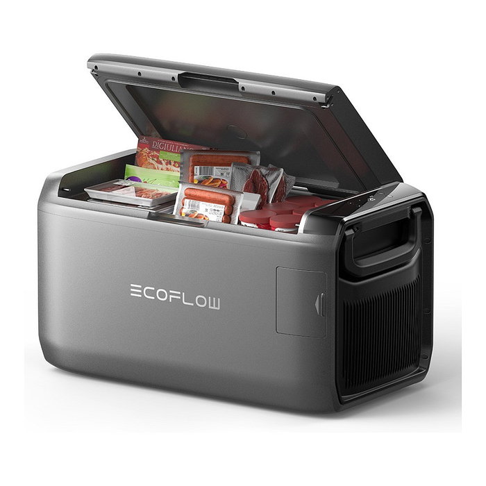 EcoFlow GLACIER Classic - 35L Enfriador Eléctrico Portátil con Hielera y Congelador - Gris