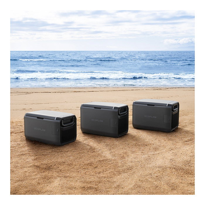 EcoFlow GLACIER Classic - 35L Enfriador Eléctrico Portátil con Hielera y Congelador - Gris