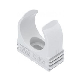 OBO Bettermann Abrazadera rápida M25 RW RAL9010