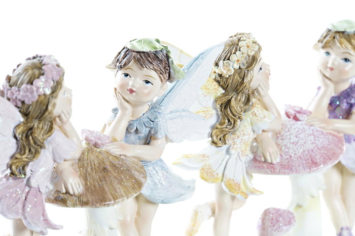 DKD Home Decor Figuras de Hadas en Resina Surtidas