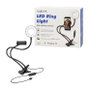 LogiLink AA0150 Anillo de Luz LED para Smartphone con Soporte, 17.8 cm (7"), 10 W, Negro