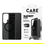 PanzerGlass CARE Urban Explorer Case Smokey - Funda TPU Negro con Carga Qi para Samsung Galaxy S26 Ultra
