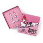 Hello Kitty and Friends Set 3 Pares de Pendientes Plata bañados Cinnamoroll My Melody