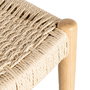 Silla Natural-Beige Madera 53 X 55 X 82 cm (Set de 2)