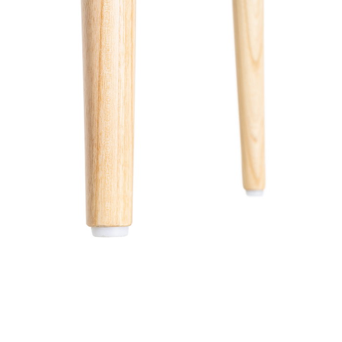 Silla Natural-Beige Madera 53 X 55 X 82 cm (Set de 2)