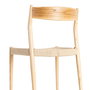 Silla Natural-Beige Madera 53 X 55 X 82 cm (Set de 2)